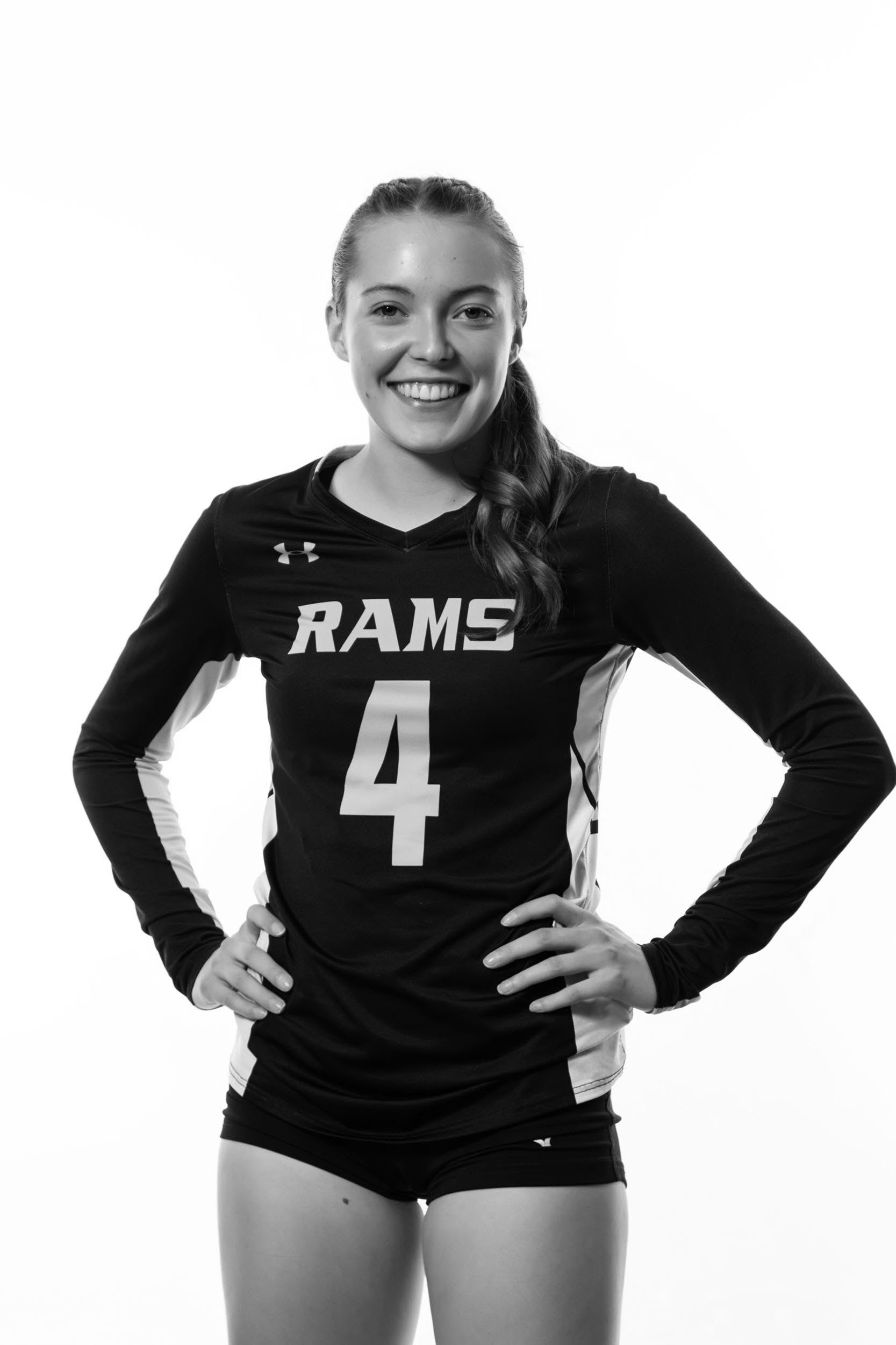 Portrait of Erin, a volleyball player